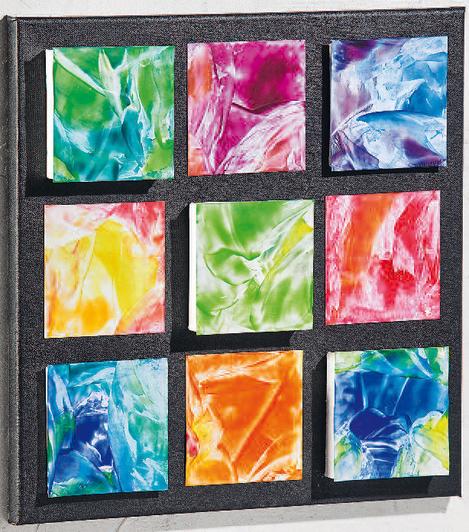 TABLEAU PEINTURE toile de jute metal collage peinture - rhinoceros