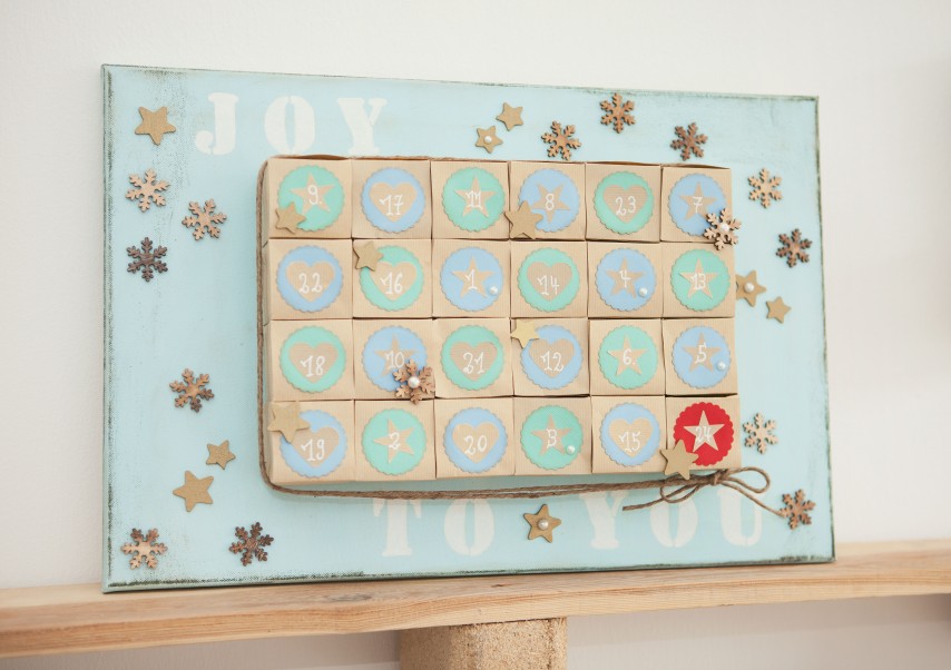 Anleitung Adventskalender Auf Keilrahmen Vbs Hobby Bastelshop