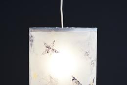 Lampe mit Alcohol Ink