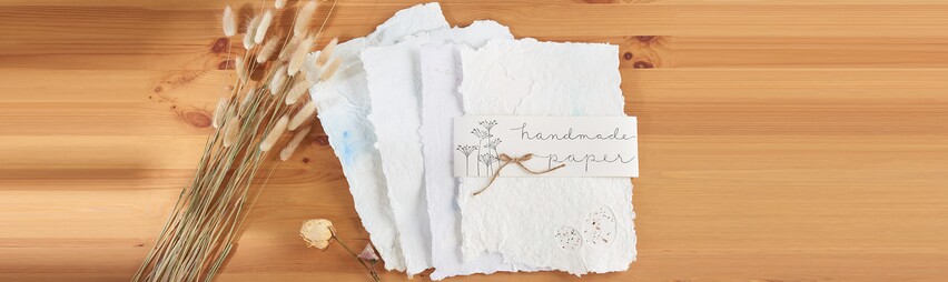 Papierschöpfen Handgeschöpftes Briefpapier