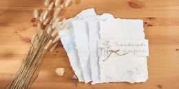 Papierschöpfen Papierschöpften: Handgeschöpftes Briefpapier