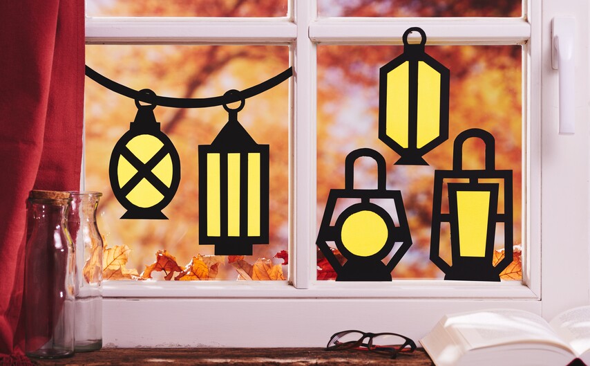 Fensterbilder Laternen - VBS Hobby | Kerzenhalter