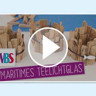 VBS Vid&eacute;o de bricolage Maritimes verre &agrave; bougie