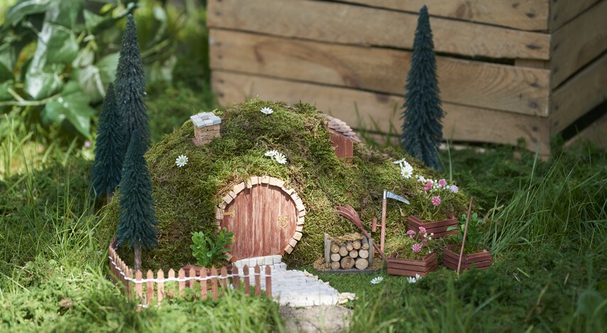 Maison miniature de hobbit - VBS Hobby