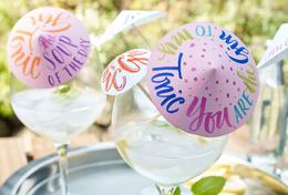 Make your own cocktail umbrellas
