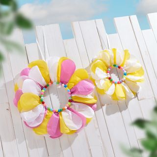Outdoor Papierblumen basteln