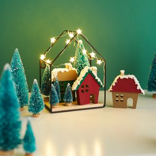 Winter Village on the Shelf