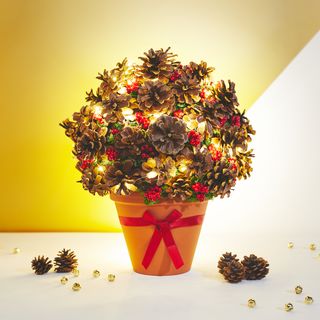  nature-themed Decorations Made from Pine Cones
