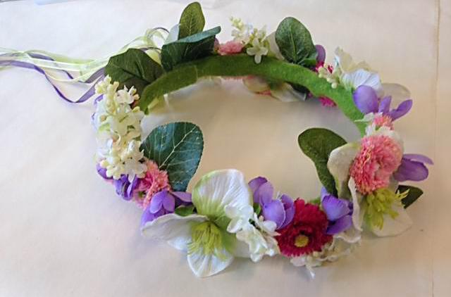 DIY : Couronne Florale et Bandeau avec Fleurs