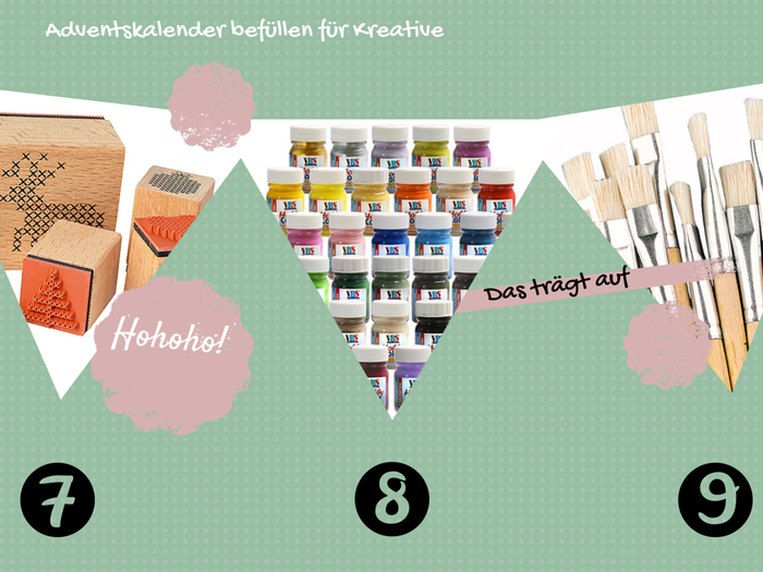 Adventskalender befüllen für Bastler 3 Adventskalender füllen für Bastler und Kreative