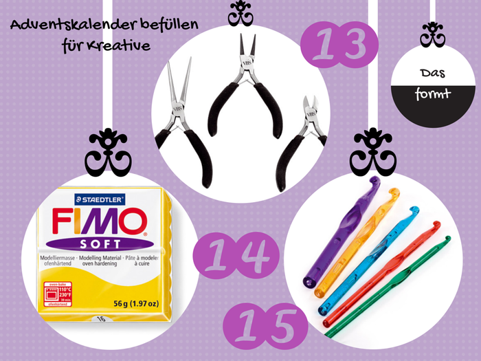 Adventskalender befüllen für Bastler 5 Adventskalender füllen für Bastler und Kreative