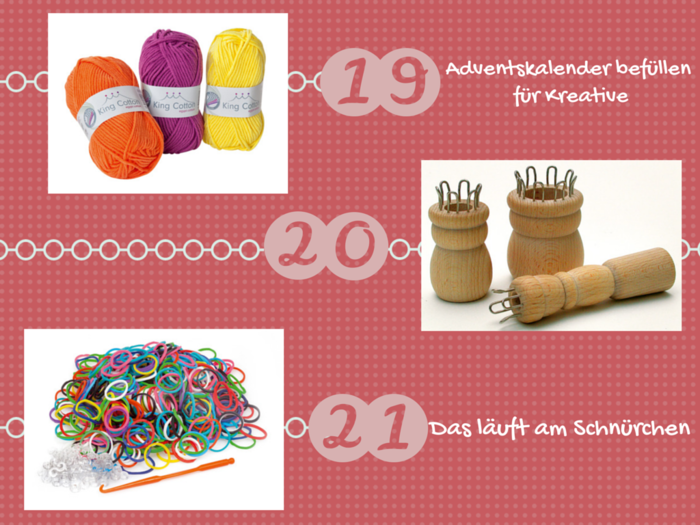 Adventskalender befüllen für Bastler 7 Adventskalender füllen für Bastler und Kreative