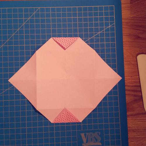 Instructions for Origami Folding Heart with Pocket