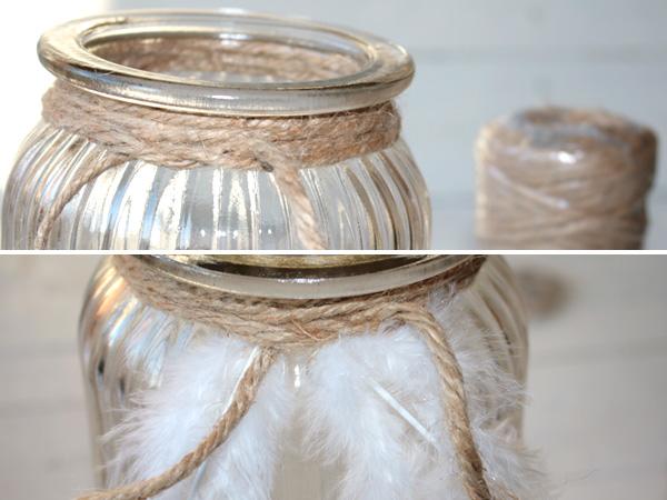 Erinnerungsglas: Glas verzieren Erinnerungsglas für das Jahr Schritt 1: Glas verzieren