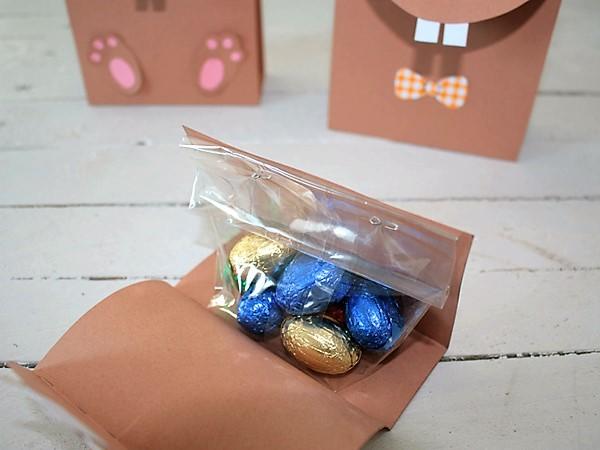 Emballage cadeau lapin de Pâques à remplir soi-même