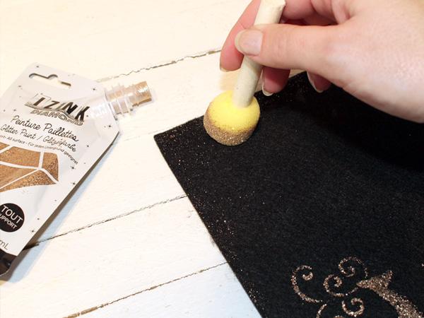 Weihnachtliche Platzdeckchen_tupfen Platzdeckchen für weihnachten ganz einfach selber machen. Gratis Bastelanleitung