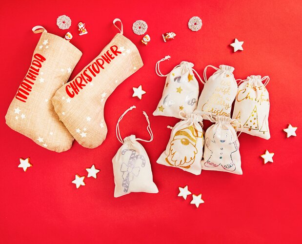 Weihnachtssocken plotten
