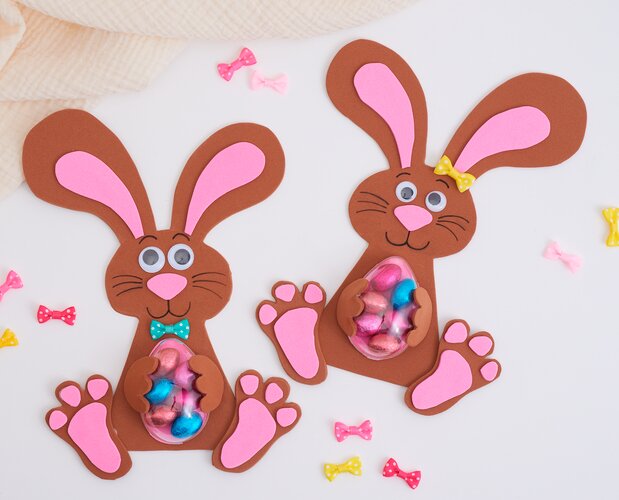 Hase mit befüllbarem Bauch