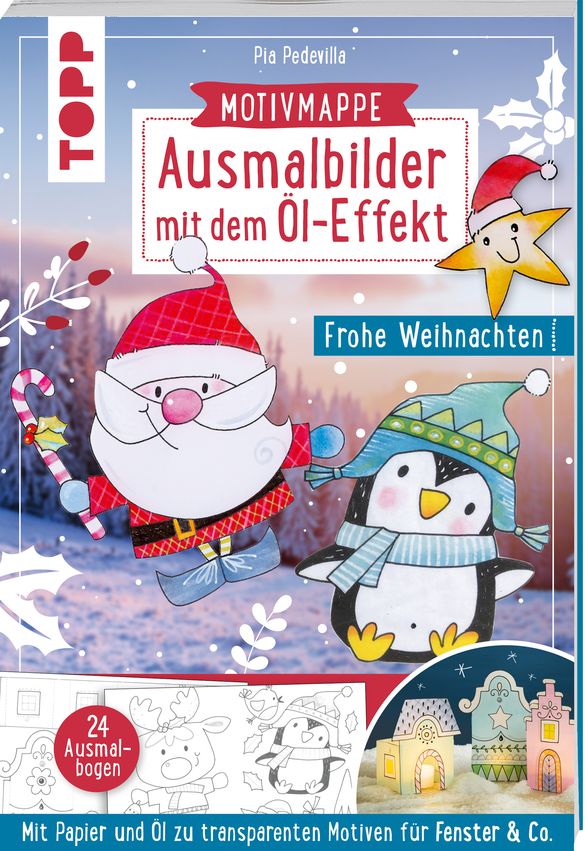 Buch Ausmalbilder Mit Dem Ol Effekt Frohe Weihnachten Vbs Hobby Bastelshop