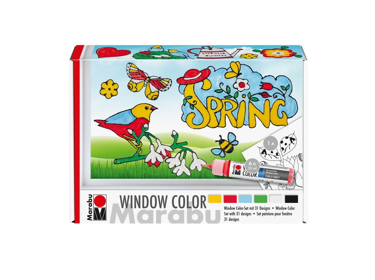 Marabu Window Color Set Spring Time Vbs Hobby Bastelshop