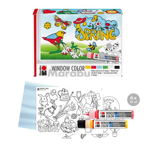 Marabu Window Color Set Spring Time Vbs Hobby Bastelshop