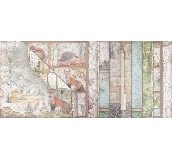 Scrapbook Block Forest Vbs Hobby Bastelshop