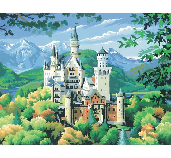 Peinture Au Numero Chateau De Neuschwanstein Loisirs Creatifs Vbs Hobby Service Peinture Au Numero Chateau De Neuschwanstein Loisirs Creatifs Vbs Hobby Service
