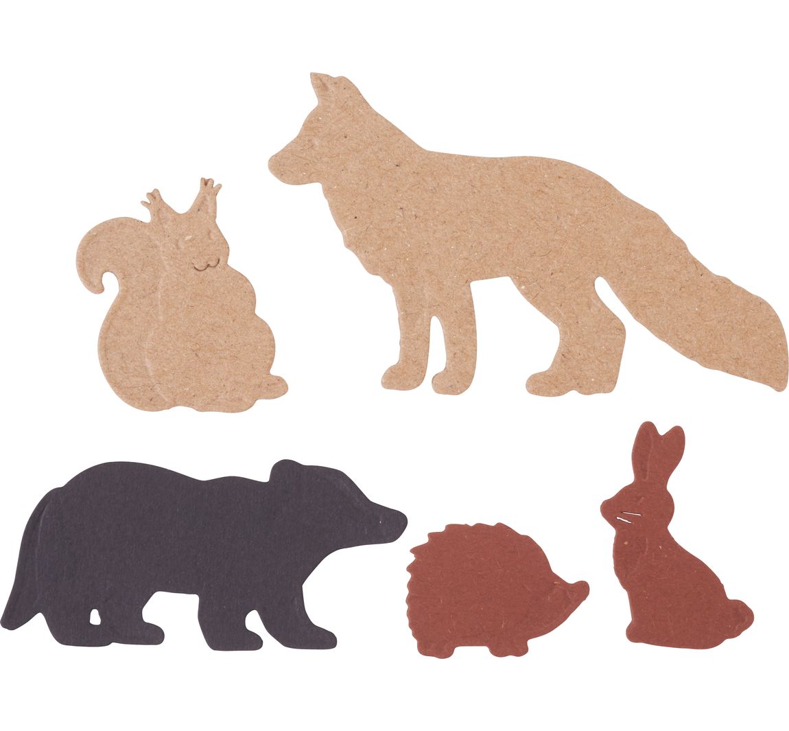 Stanzschablone "Tiere im Wald" | VBS Hobby Bastelshop