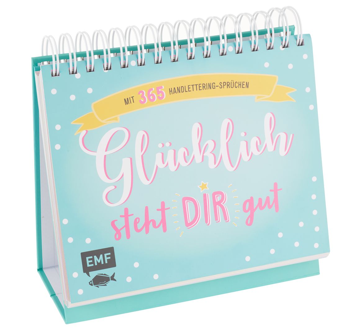 Tischkalender mit 365 HandletteringSprüchen VBS Hobby