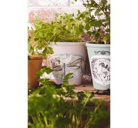 Metalleimer mit Jutehenkel, Weiß | VBS Hobby Bastelshop