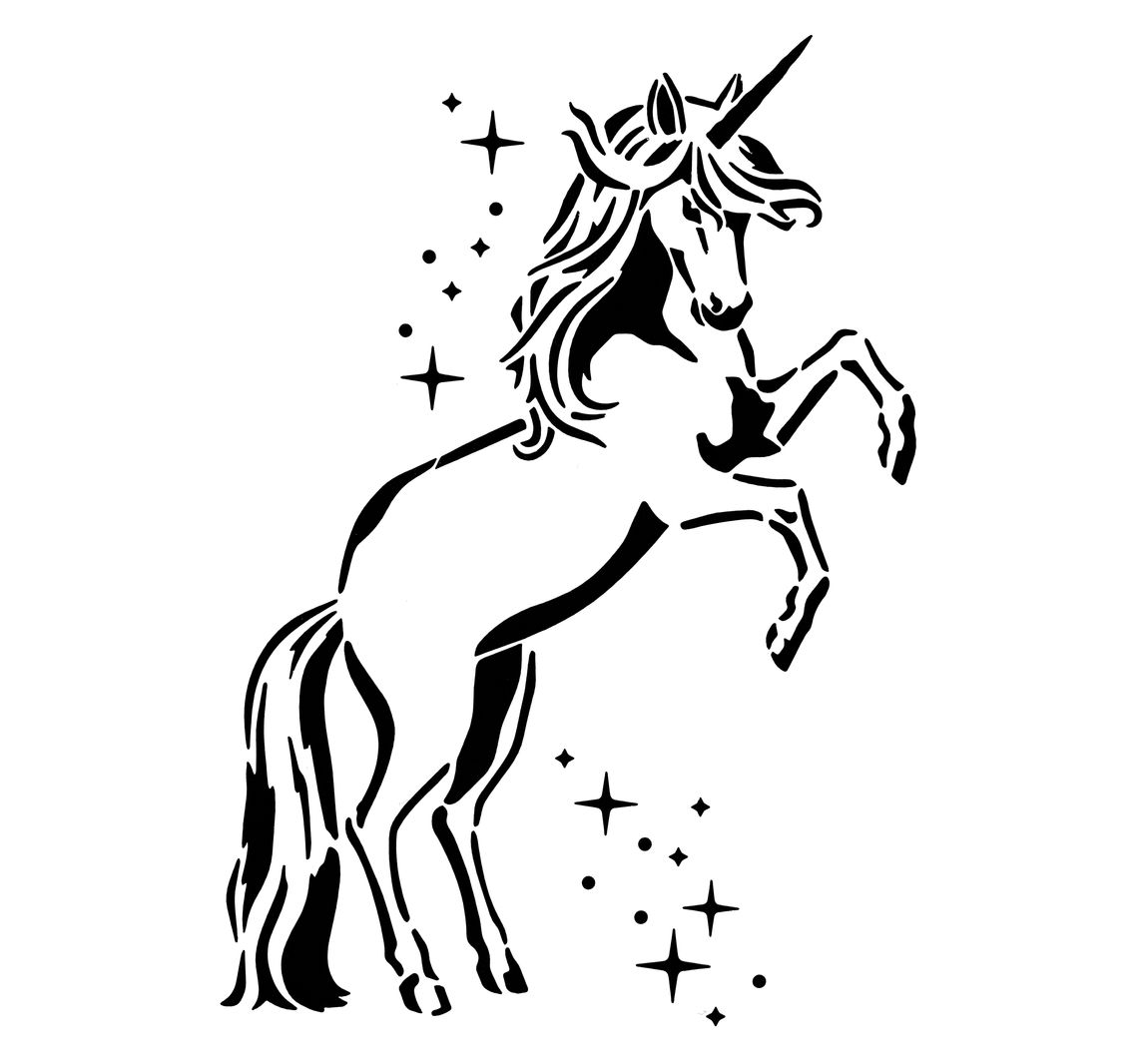 Schablone "Einhorn" | VBS Hobby Bastelshop