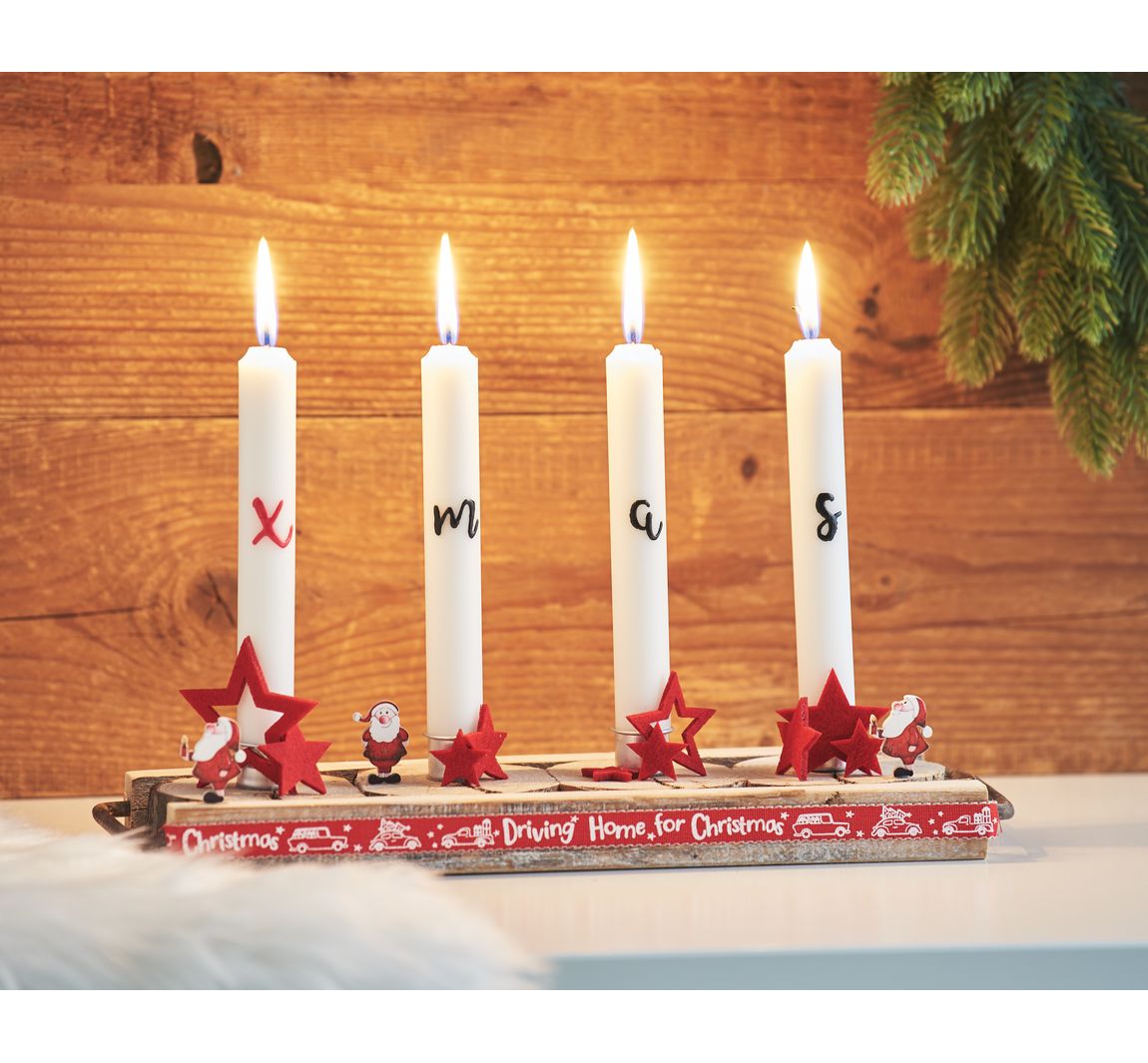 6 Stück Kerzenhalter Metall - Weiße Kerzenständer Für Stabkerzen Bis 1,7cm