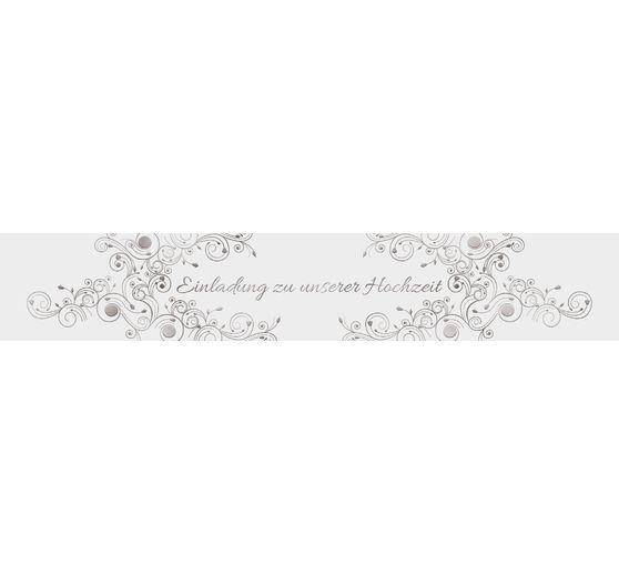 Banderole Einladung Zur Hochzeit Vbs Hobby Bastelshop