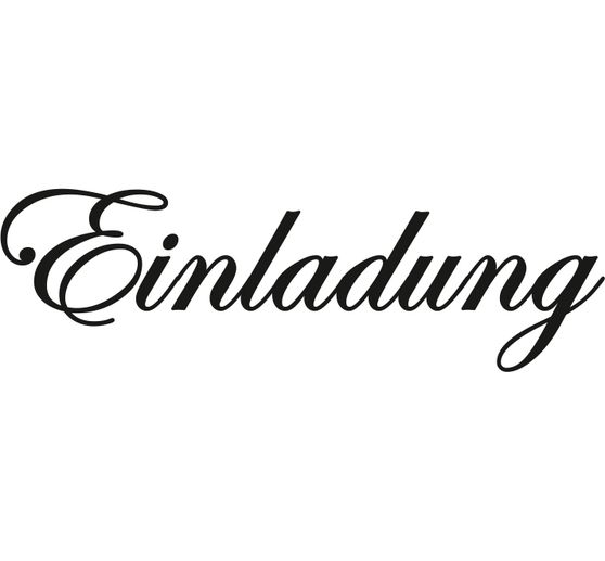 Holzstempel "Einladung" | VBS Hobby Bastelshop 55,000 schriftarten in 27,000 familien.