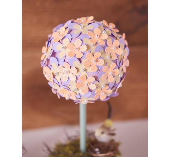 Boule en polystyrène, Ø 10 cm