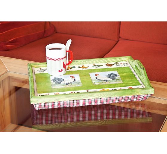 Knietablett mit Kissen weiches Kissen unterm Tablett