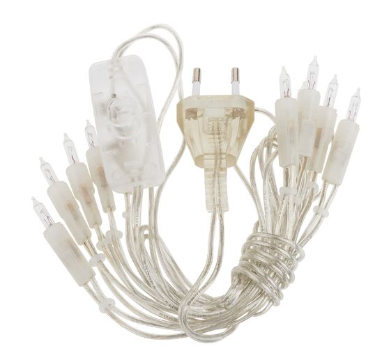 Lichterkette Mit Transparentem Kabel Unauffallige Lichterkette