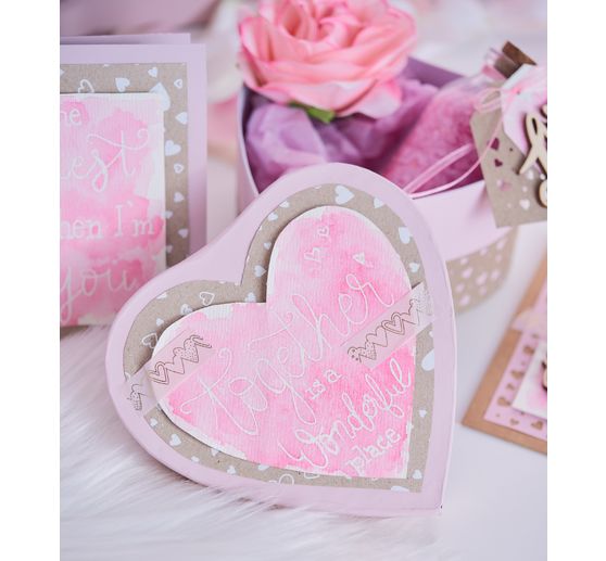 Boîtes cœur VBS, set de 12