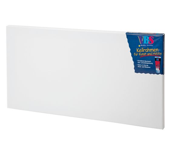 Châssis entoilé étroit VBS, 20 x 40 cm, épais. 1,8 cm