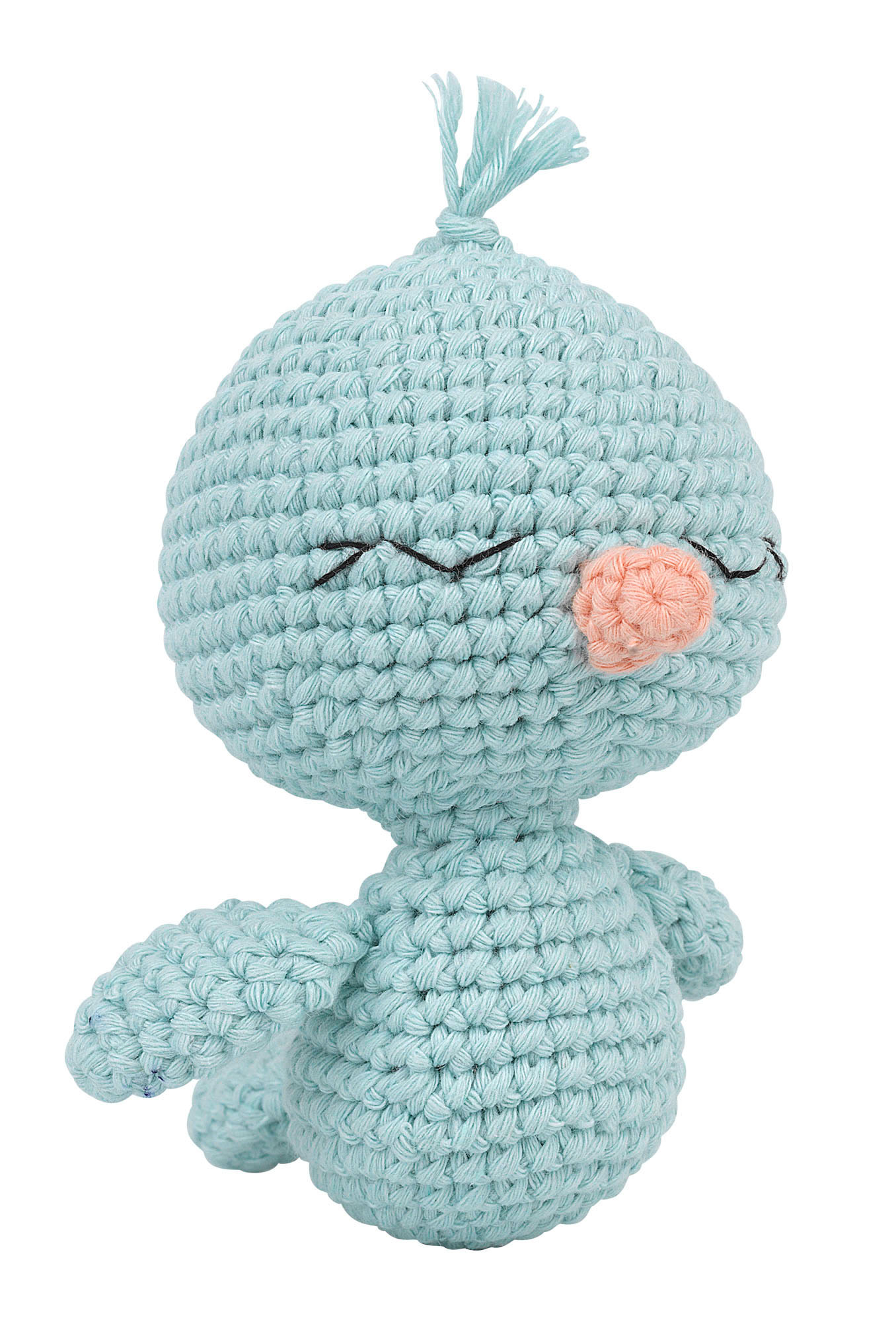 Axolotl lying - CrochetBox Complete Crochet Kit for Beginners
