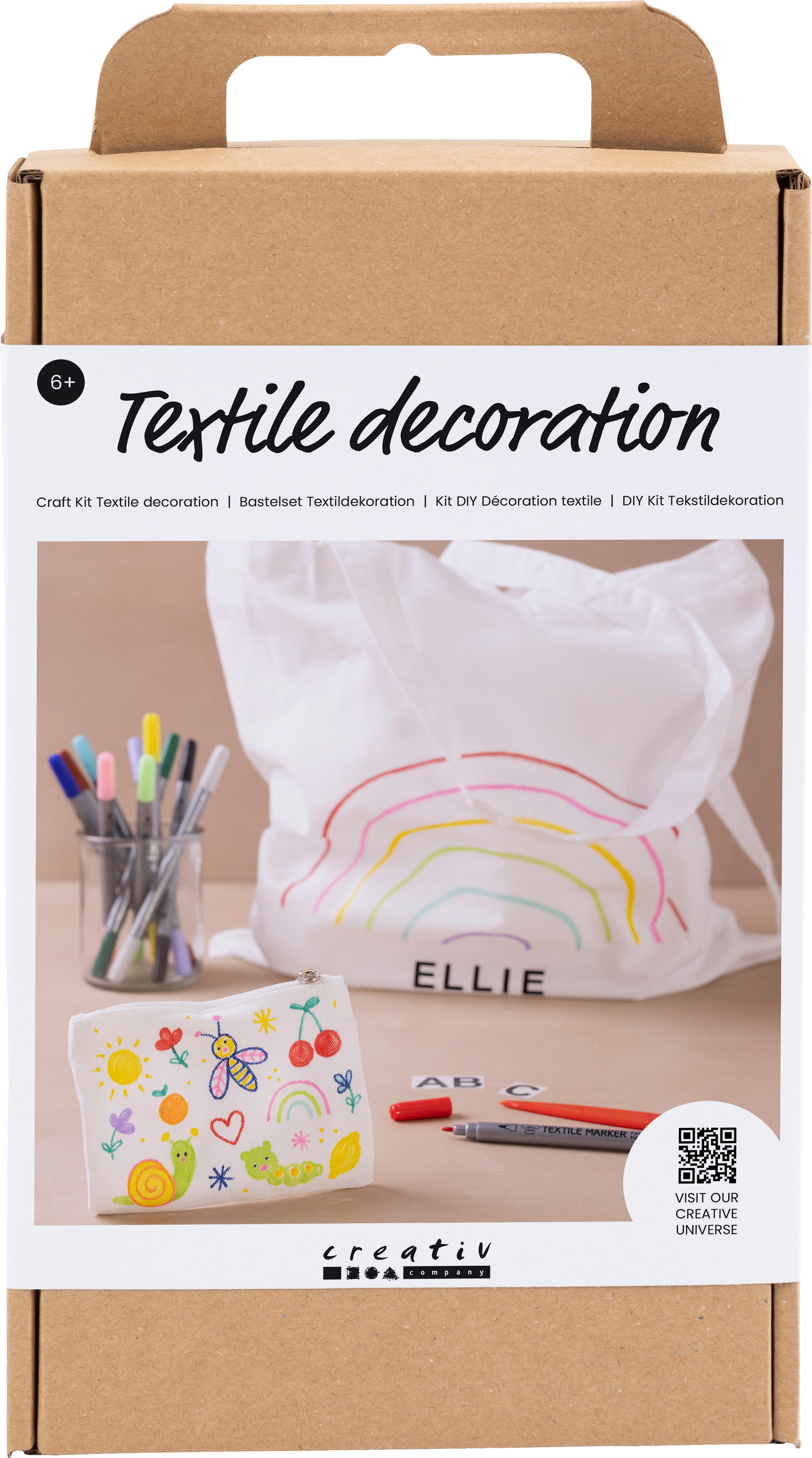 Textile Decoration Craft Kit: Bag & Pencil Case Textile Decoration Craft Kit: Bag & Pencil Case