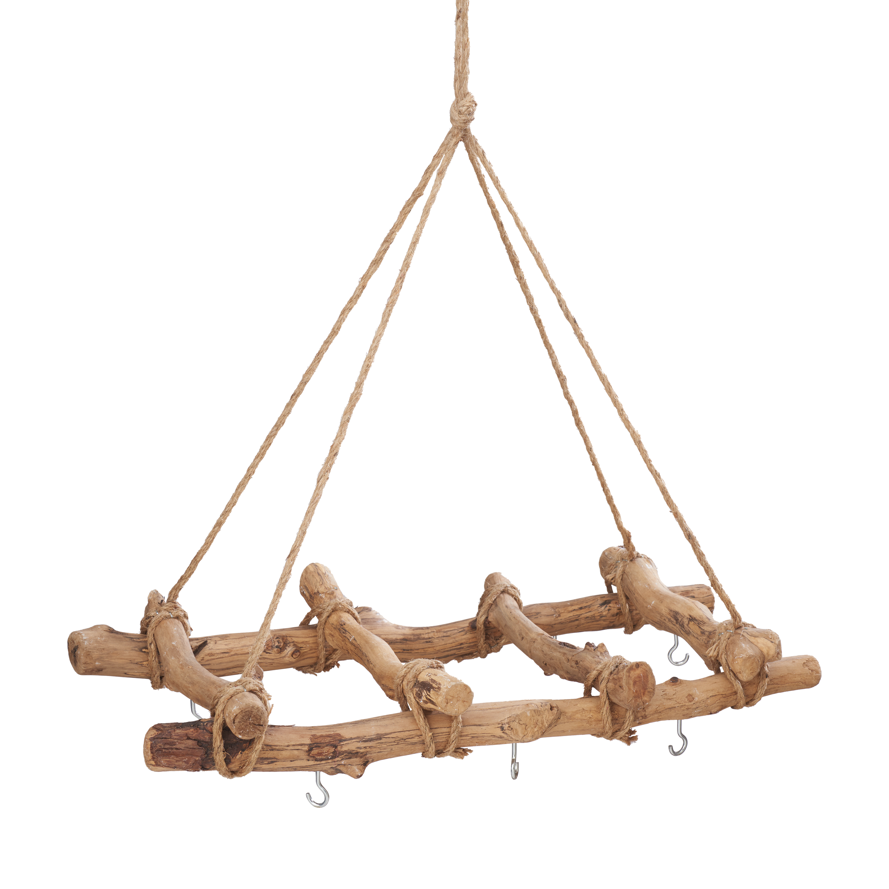 Holz Deko Leiter mit Ösen, zum Hängen
