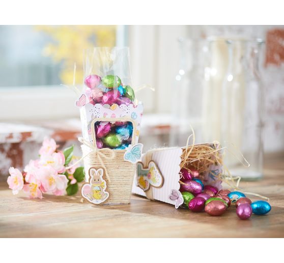 Papier cartonné à motifs « Lapins de Pâques »