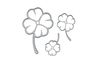 Punching stencil "Lucky Clover"