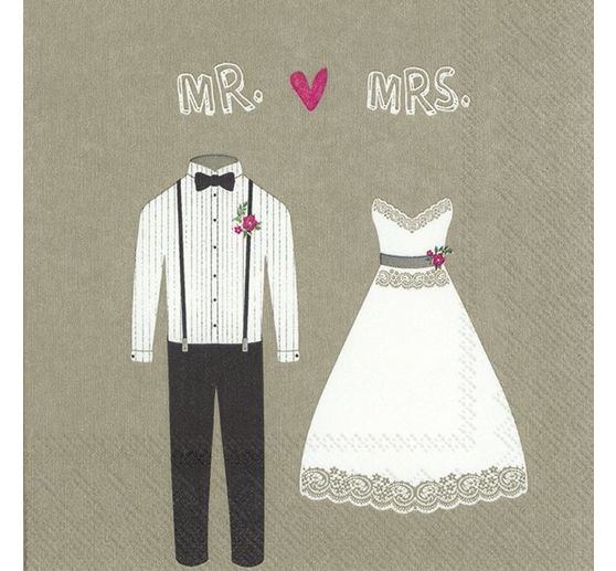 Napkin "Mr. & Mrs."