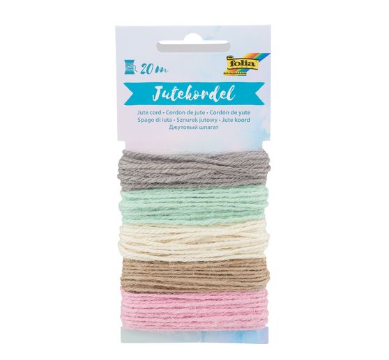 Jute cord "Pastel"