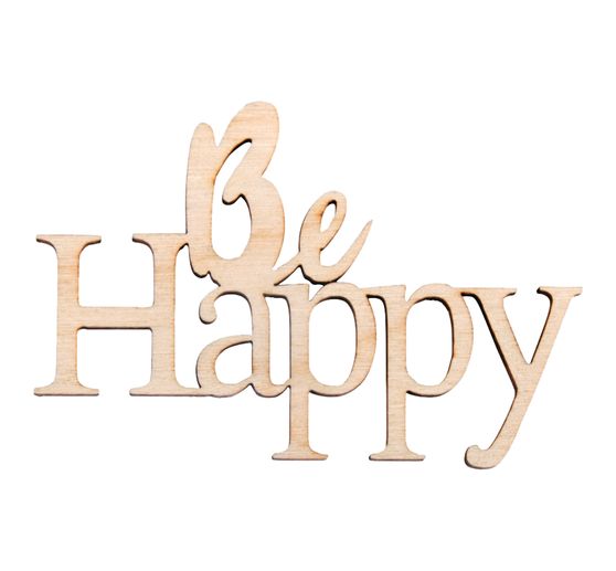 Wooden lettering mini "Be Happy"