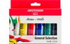 Talens AMSTERDAM acrylic paint set "General Selection 6"