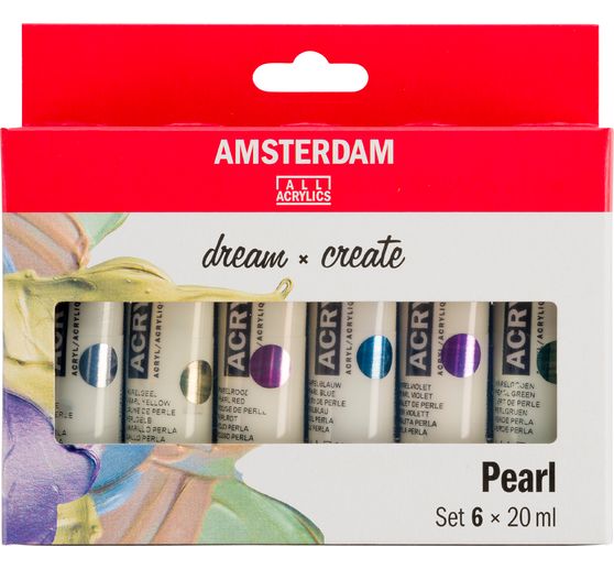 Talens AMSTERDAM Acrylic paint set "Pearlescent"