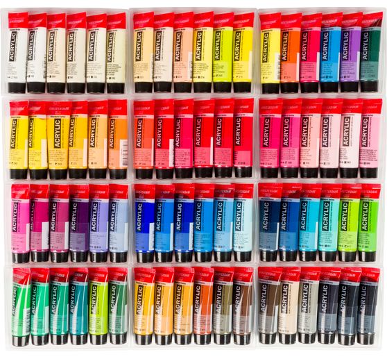 Talens AMSTERDAM Acrylfarben-Set "All in", 72 x 20 ml